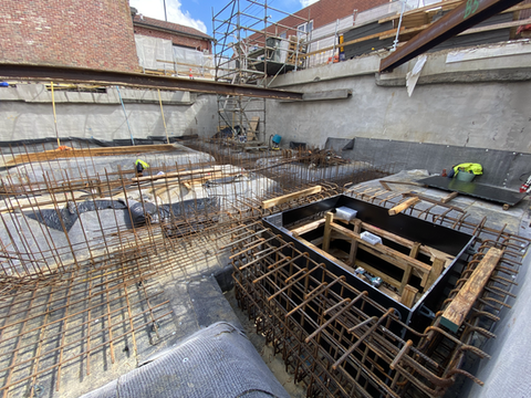 Completed mesh installation on a commercial pavement slab in Adelaide