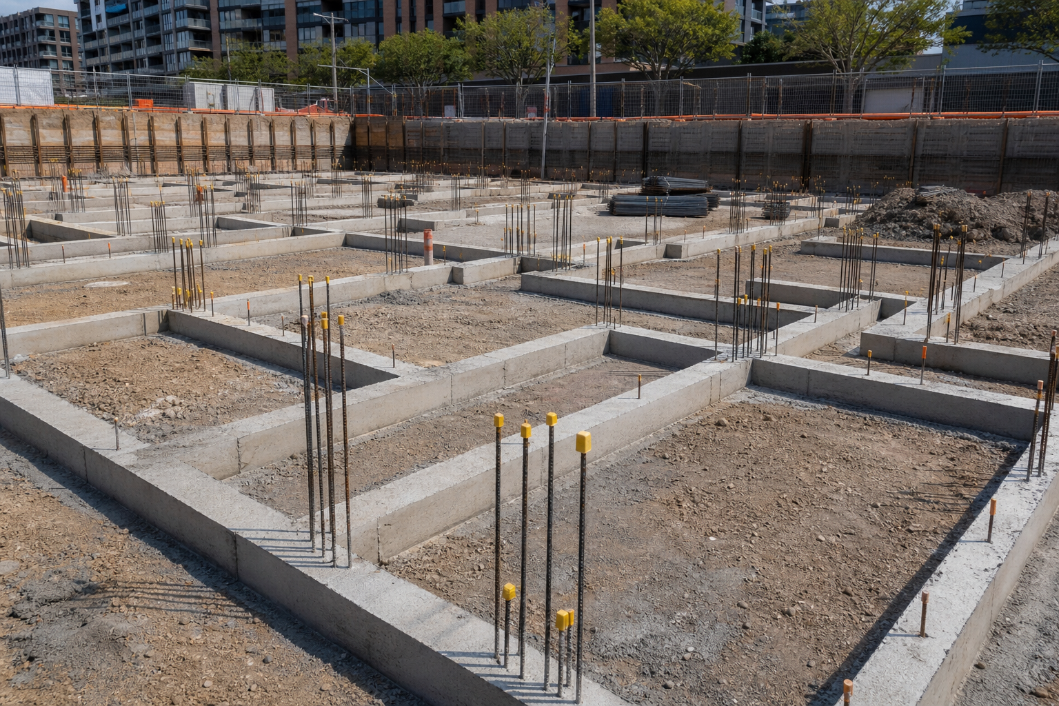 Suspended deck reinforcement at Magill mixed-use site